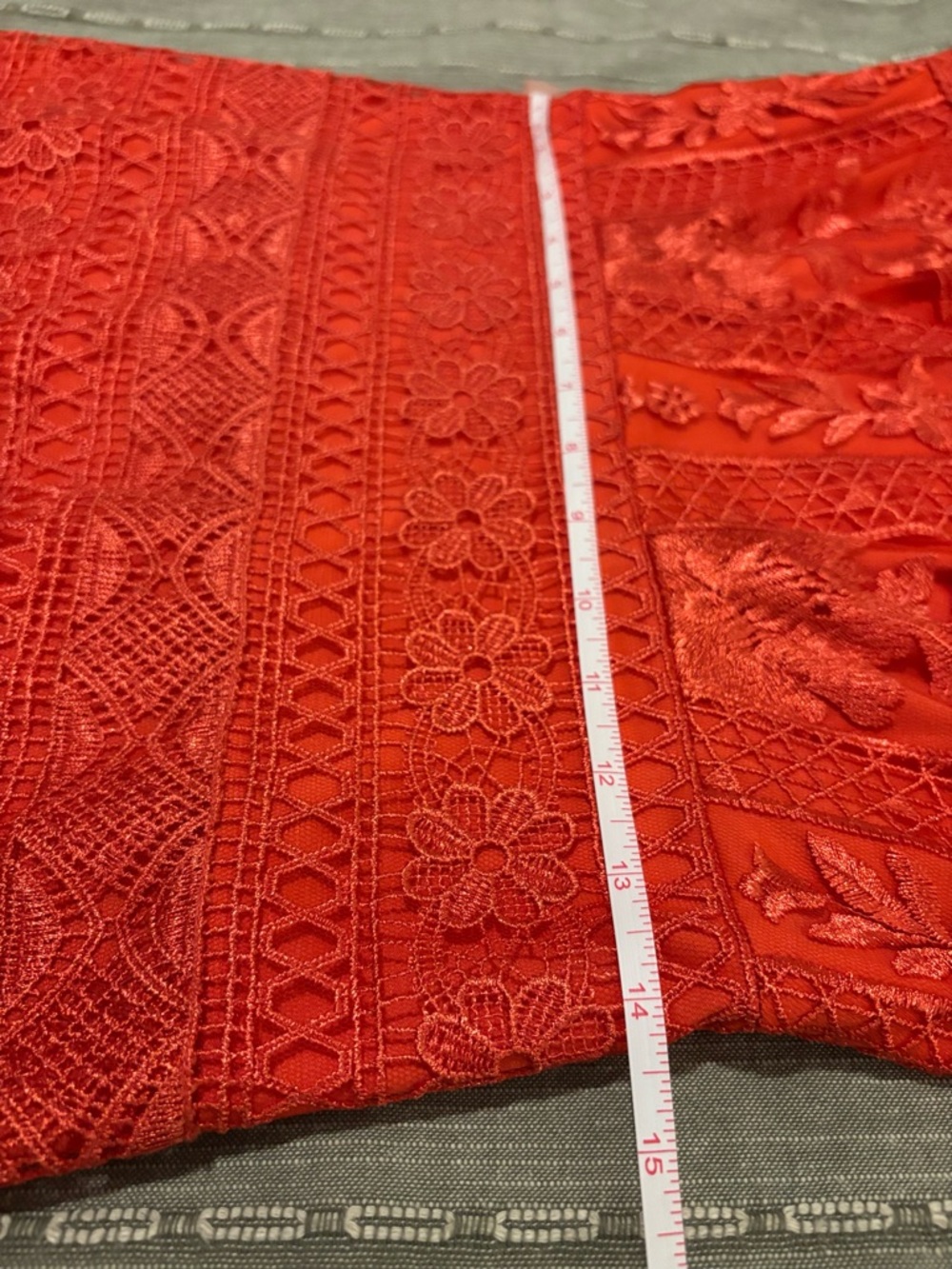 Sleeveless Lace Maxi Dress in Burnt Orange - Picture 7 of 7
